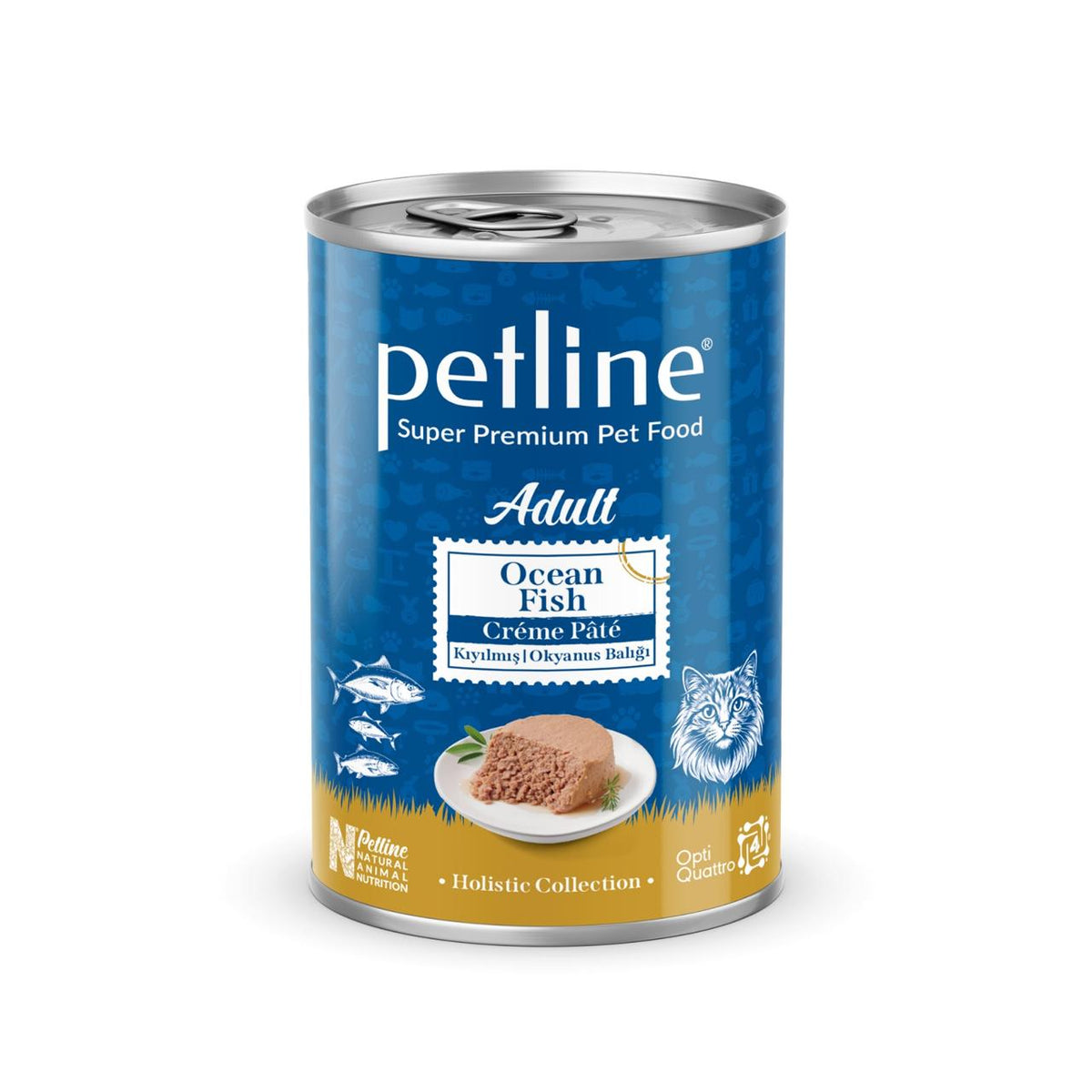 Petline Adult Cat Wet Food Ocean Fish 395g