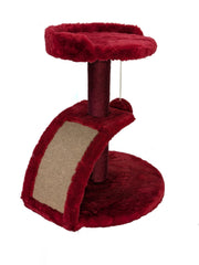 Premium Single Top Scratching Post with Half Curve