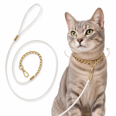 Premium Cat Leash + Chain - Mix colors