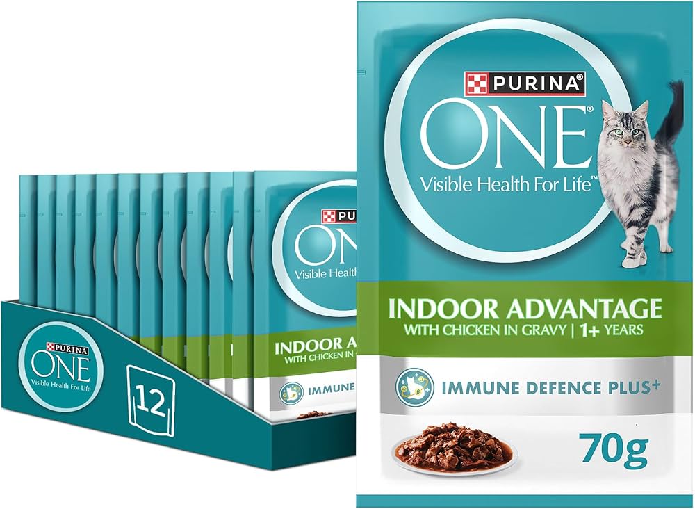 Purina One 1+ Chicken with Gravy Jelly Pouch 70g