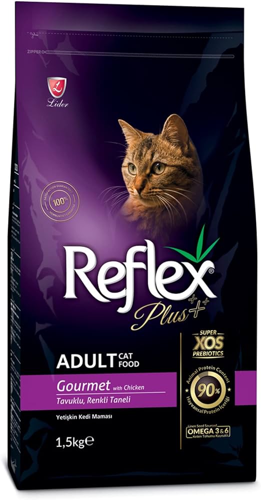 Reflex Plus Cat Food Gourmet with Chicken - 1.5 KG