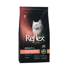 Reflex Plus Cat Food Hair Ball & Indoor with Salmon – 1.5 KG