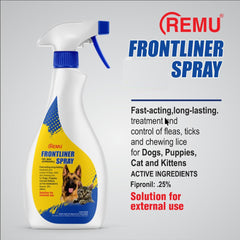 Remu Frontliner – Tick and Flea Spray