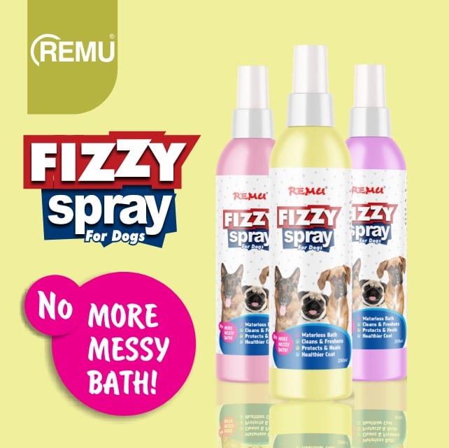 Remu Fizzy Spray for Dogs