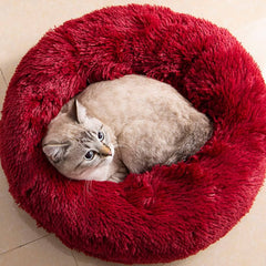 Round Fur Bed for Pets