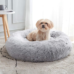 Round Fur Bed for Pets