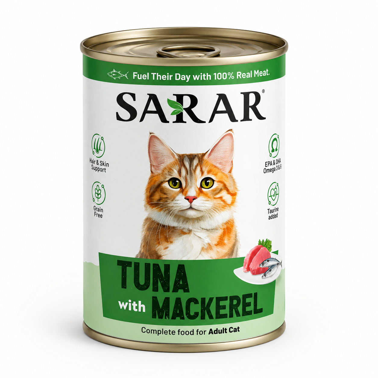 Sarar Adult Cat Wet Food Tin 400g