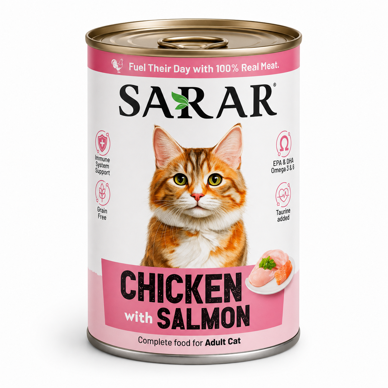 Sarar Adult Cat Wet Food Tin 400g
