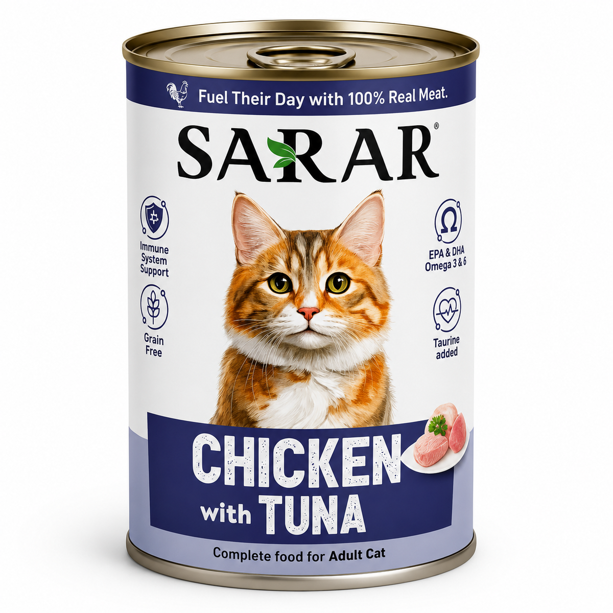 Sarar Adult Cat Wet Food Tin 400g