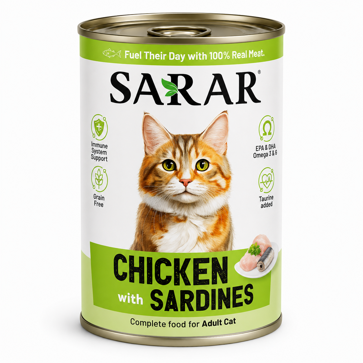 Sarar Adult Cat Wet Food Tin 400g