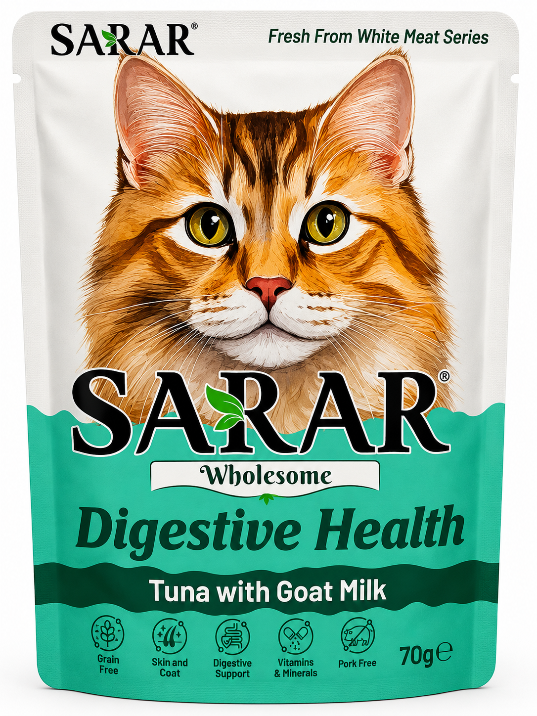 Sarar Medicated Wet Food Jelly Pouch 70g
