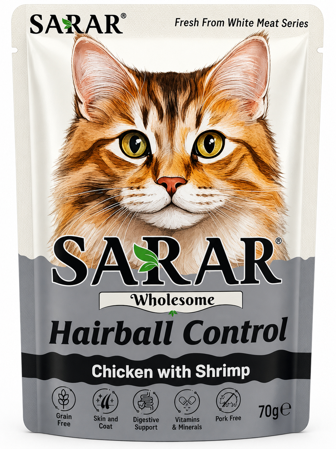 Sarar Medicated Wet Food Jelly Pouch 70g