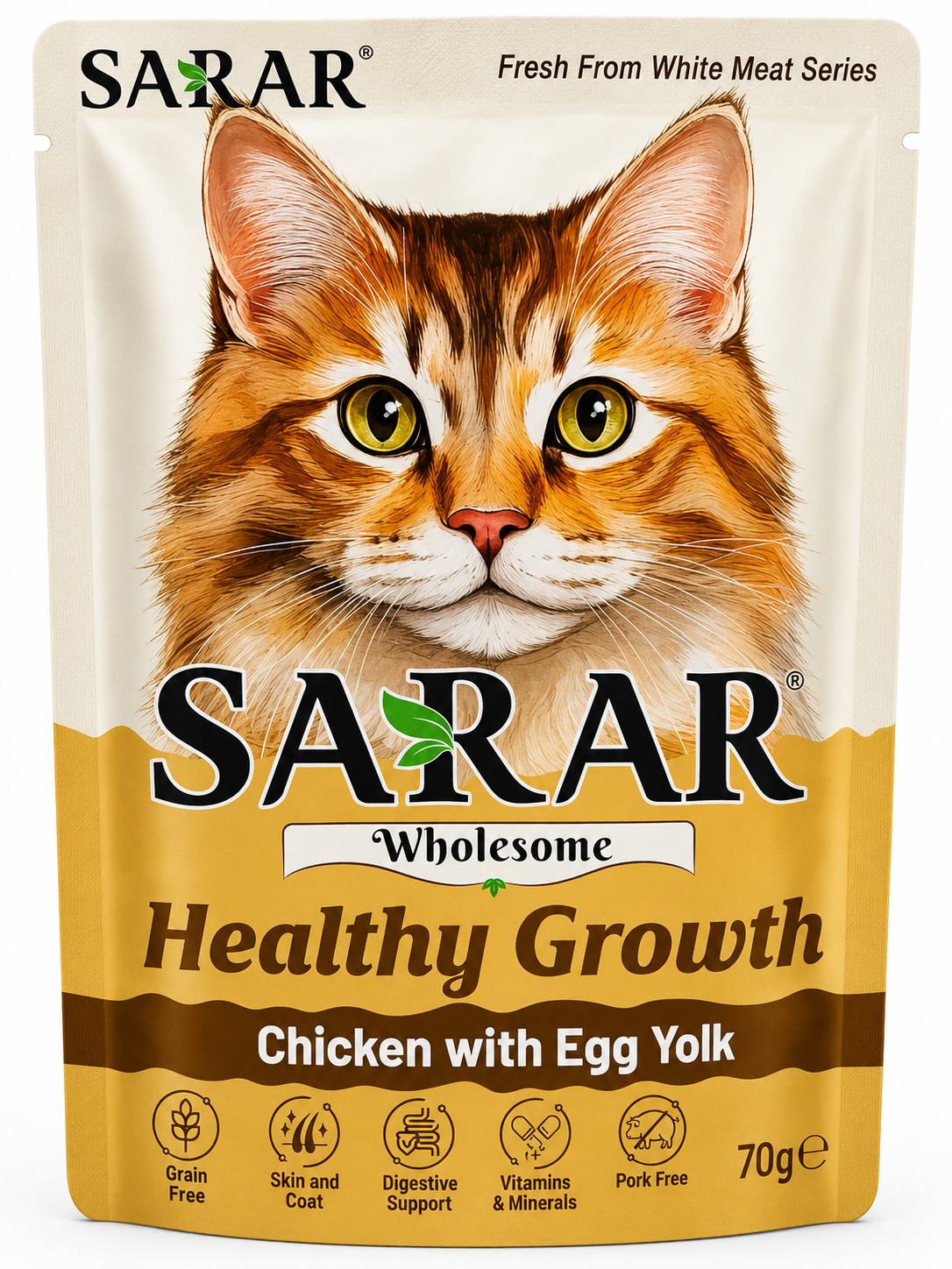 Sarar Medicated Wet Food Jelly Pouch 70g