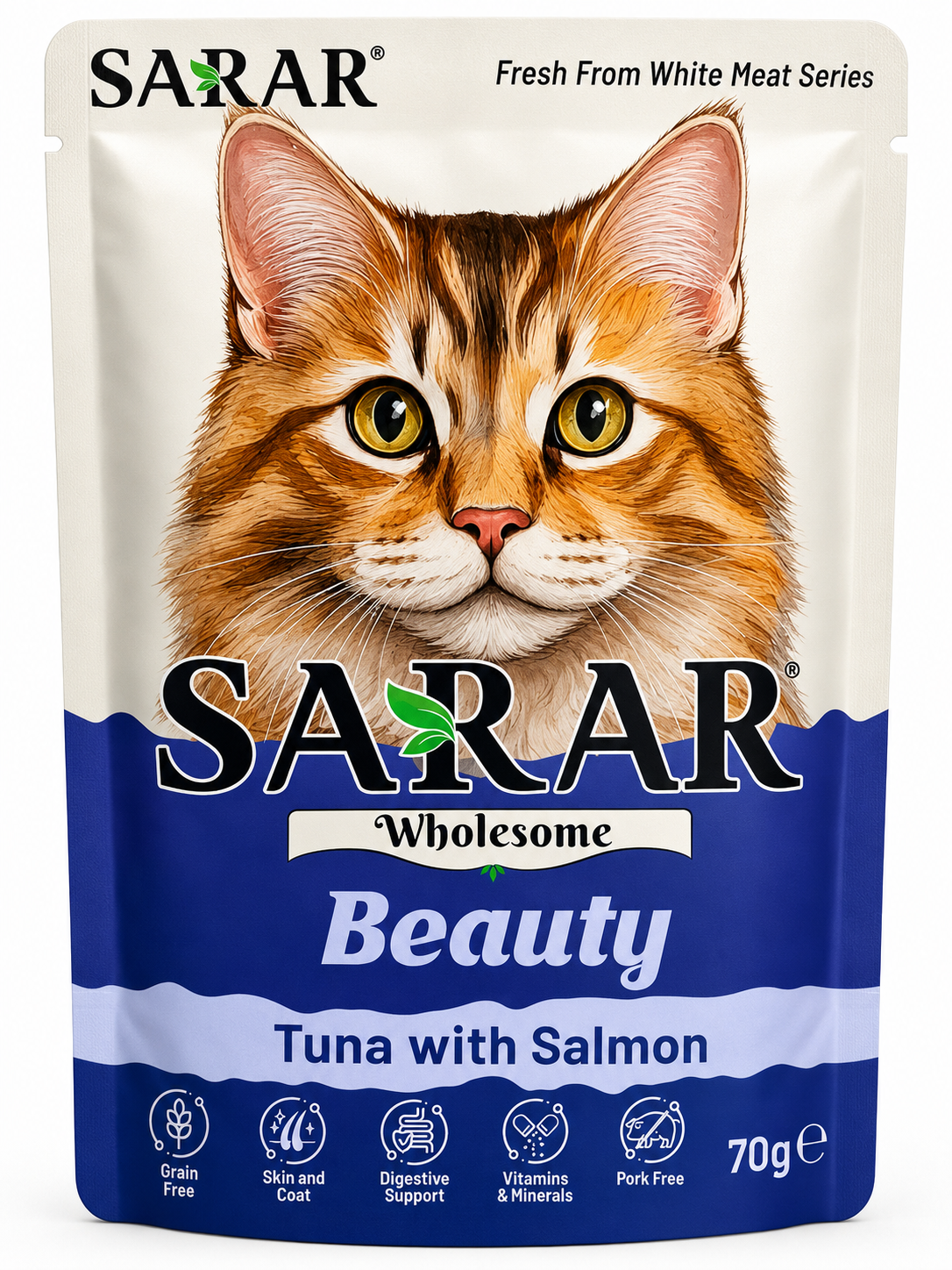 Sarar Medicated Wet Food Jelly Pouch 70g