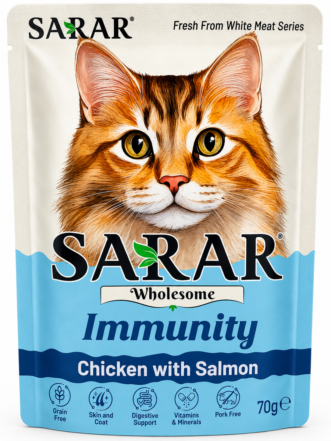 Sarar Medicated Wet Food Jelly Pouch 70g