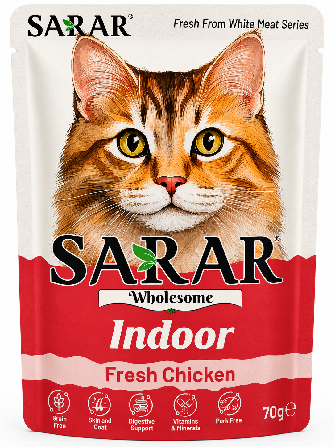 Sarar Medicated Wet Food Jelly Pouch 70g