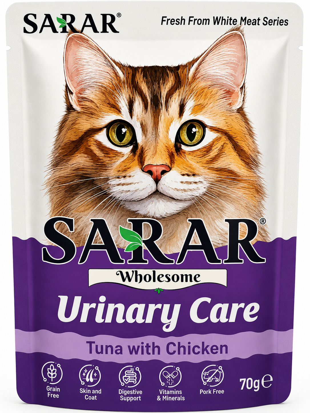 Sarar Medicated Wet Food Jelly Pouch 70g