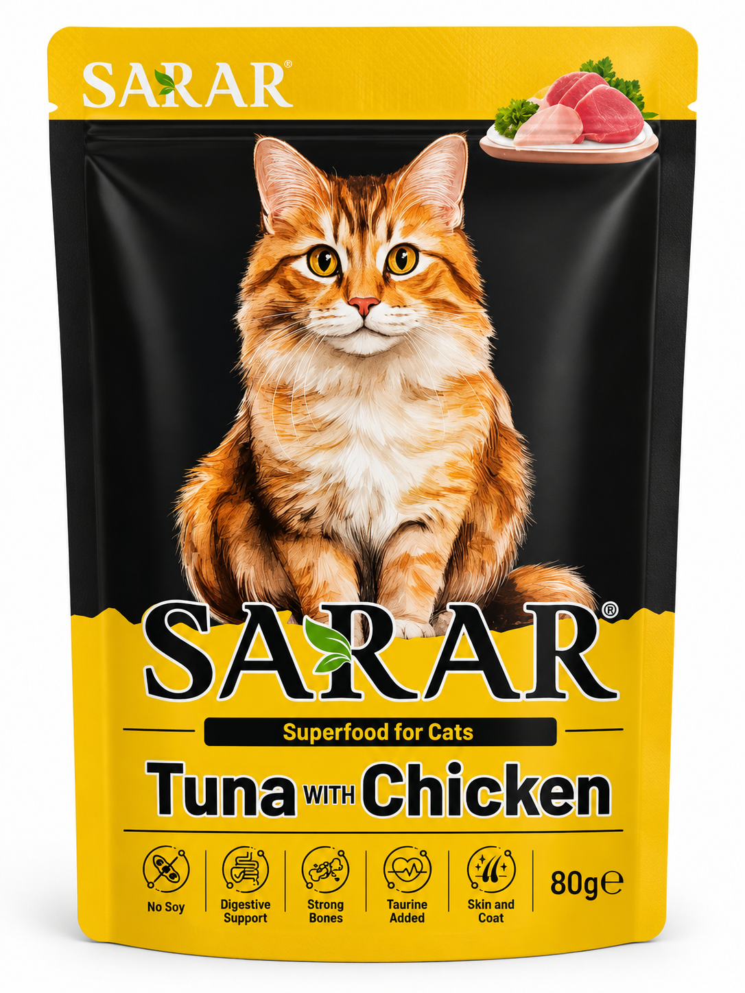 Sarar Wet Food Jelly Pouch 80g