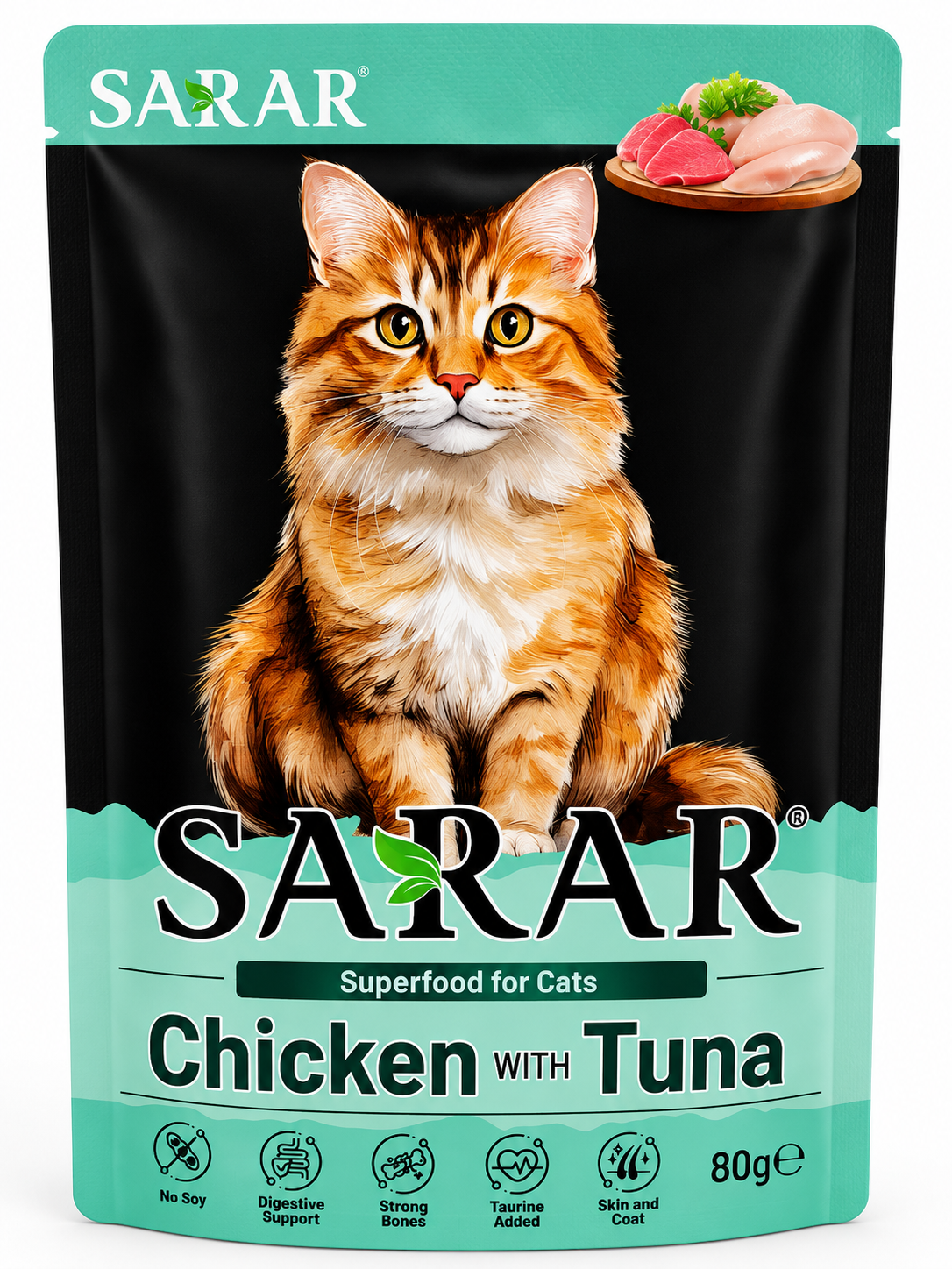 Sarar Wet Food Jelly Pouch 80g
