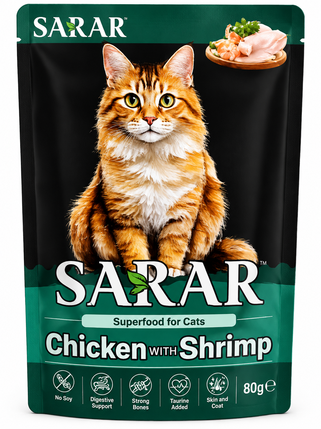 Sarar Wet Food Jelly Pouch 80g