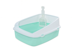 Semi Enclosed Litter Tray with Scoop (19"x19"x8")