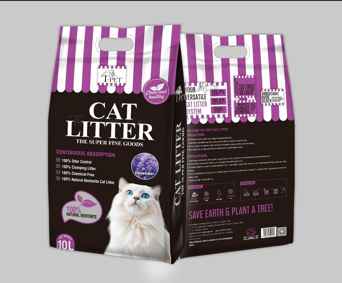 T Pet Bentonite Cat Litter 10L