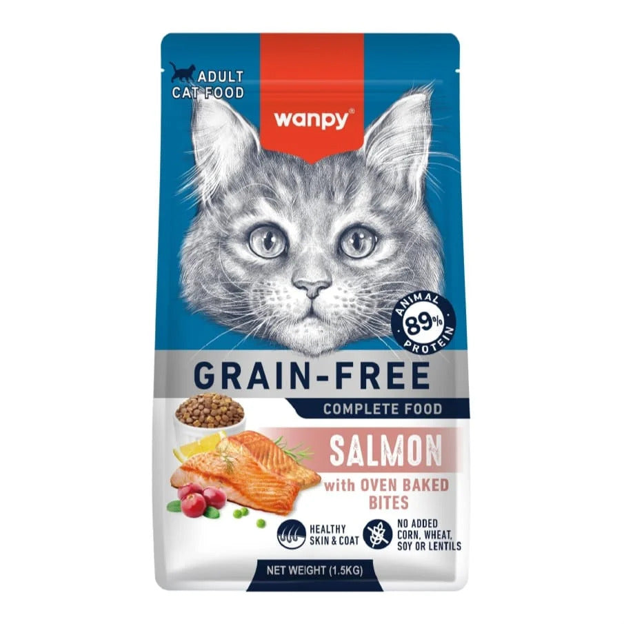 Wanpy Grain Free Adult Salmon Dry Food 1.5kg