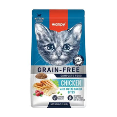 Wanpy Grain Free Kitten Chicken Dry Food 1.5kg