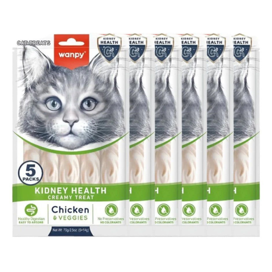 Wanpy Medicated Creamy Treat - Pack of 6