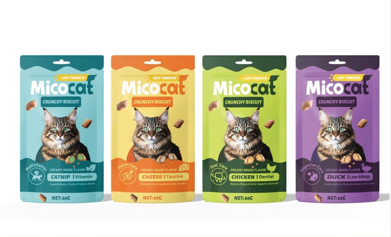 Micocat Crunchy Biscuit Treat for Cats 60g