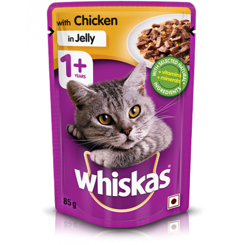 Whiskas 1+ Adult Jelly Pouch