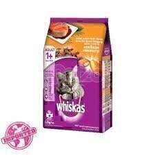 Whiskas Adult Dry Cat Food Grilled Salmon Steak - 1.2 KG