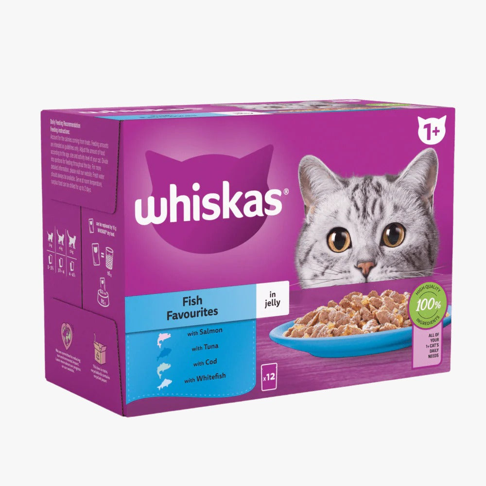 Whiskas Adult Jelly 85g - Box of 12