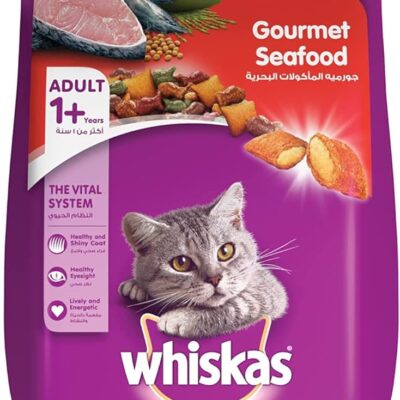 Whiskas Adult Dry Cat Food Gourmet Seafood