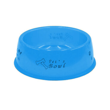 Plastic Food Bowl with Rubber Base