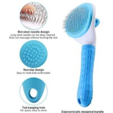 Pet Grooming Brush Oval Details